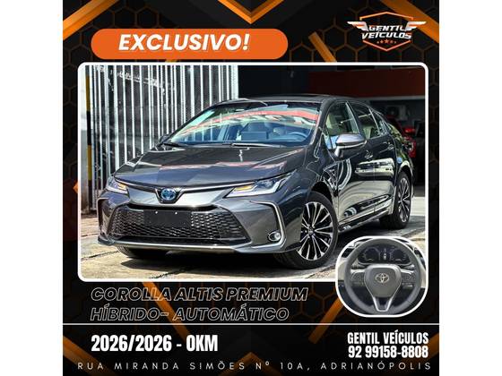 TOYOTA COROLLA 1.8 VVT-I HYBRID FLEX ALTIS PREMIUM CVT